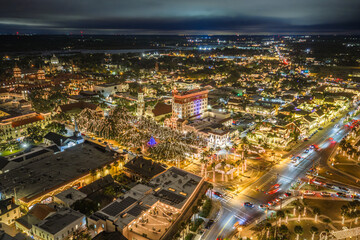 Obraz premium St. Augustine Night of Lights