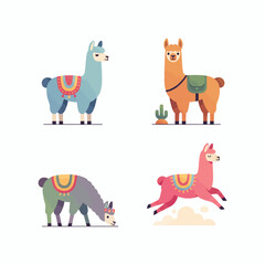 Cute and Adorable Llama Portrait in Natural Setting