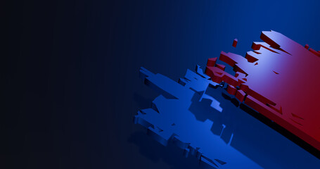 abstract 3d render paint color wallpaper