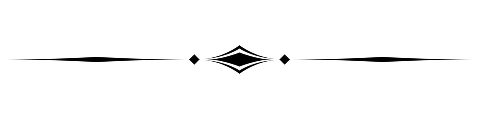 Decorative dividers for documents, websites, and printed materials  horizontal lines with decorative patterns in the center. © pichet