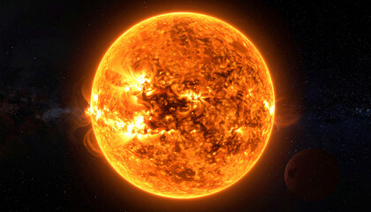 宇宙　惑星　生成AI　背景　