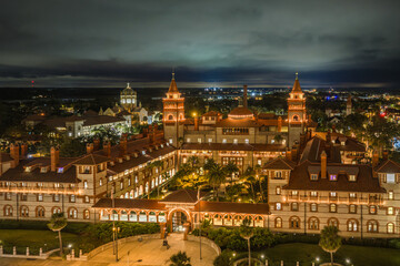 Obraz premium St. Augustine, Florida during Night of Lights