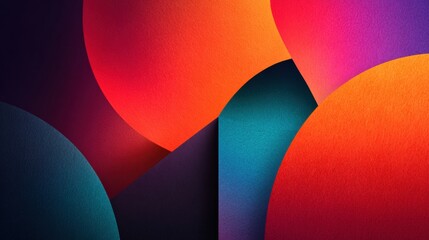 Curved Shapes With Gradient Colors Create a Minimal Background for a Website Hero Header in a Creative Design Space