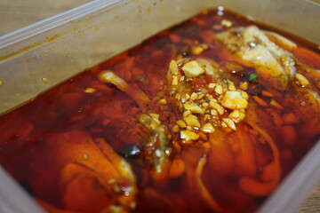 Food delivery: drooling chicken (Chinese cuisine)