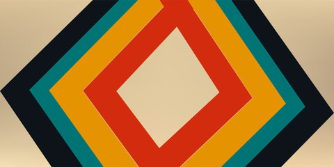 colorful background in retro style. background vector flat design for posters, social media, banners, invitations and more