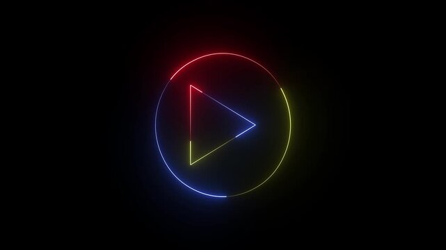 neon music icon