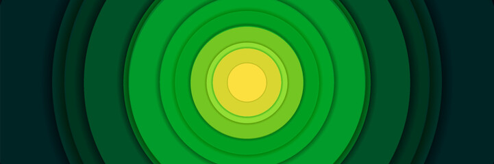 green gradient glowing realistic circle shape abstract background. simple design