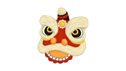 Face the dragon in chinese year