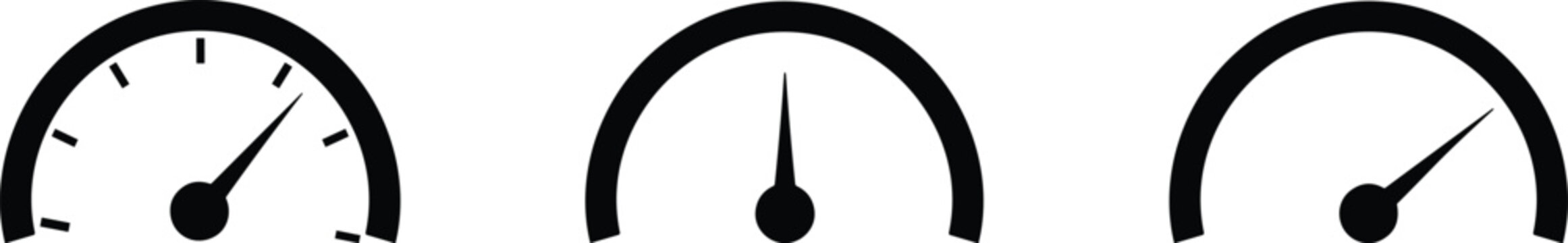 Speedometer Mph Displaying Blank Speedometer and Speed Meter Icon for Automobile Velocity Measuring System at Dashboard 120c