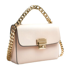 leather bag isolated on white