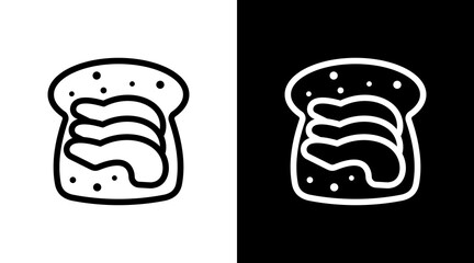 Avocado Toast With Icon Set Design