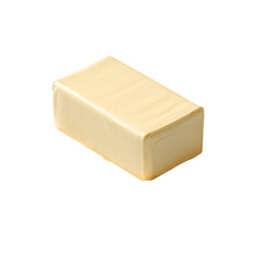 Realistic Butter Block with Wrapper Transparent PNG