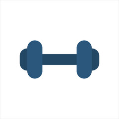 Flat Dumbbell Icon for Gym Workout and Strength Training