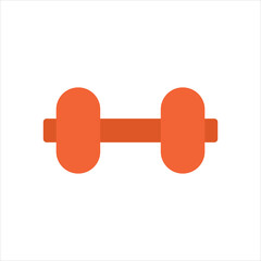 Flat Barbell Icon for Weightlifting and Gym Training