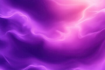 Obraz premium Abstract flowing purple and pink gradient background with soft light waves and subtle star-like specks creating a calm and dreamy atmosphere