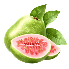 slice of watermelon isolated on white