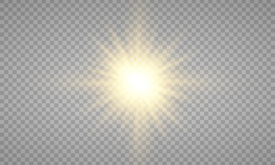 Vector transparent sunlight special lens flare light effect. Stock royalty free vector illustration. PNG