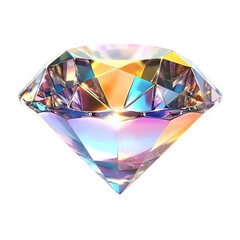 diamond on white background