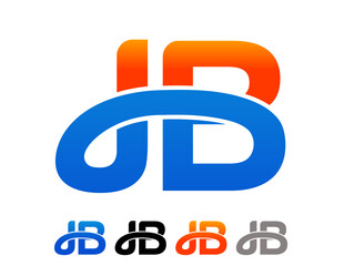 jb monogram logo.jb icon logo,jjb letter logo,jb initial image