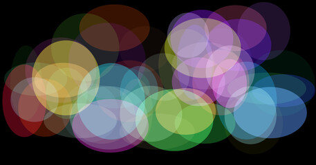 Colorful bokeh lights