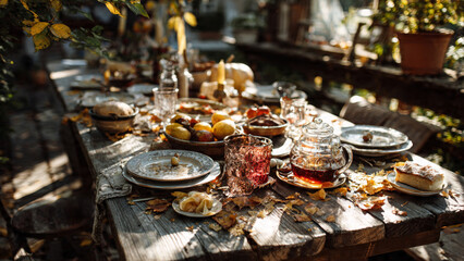 Thanksgiving table 