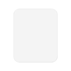 Vertical Frosted Glass Panel, Frosted Glass Square Button with Rounded Corners, Glass sheet, Glass panel, Glass plastic, Glass UI. Glassmorphism UI Element on Transparent Background