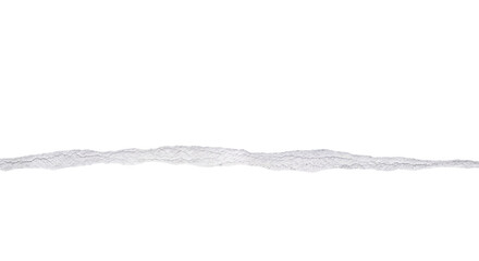 ripped torn paper edges isolated with clipping path on black background