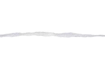 ripped torn paper edges isolated with clipping path on black background