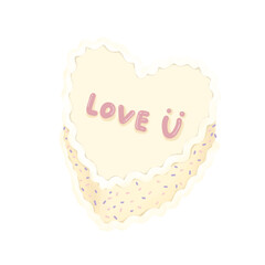 Love u cake