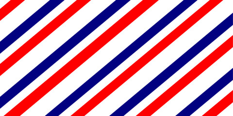 Red white blue colour stripe element background for printable and digital use. Geometric shape wallpaper.Striped pattern editable EPS vector illustration
