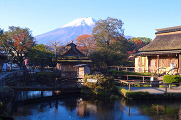 忍野村から見た富士山 © Tozawa