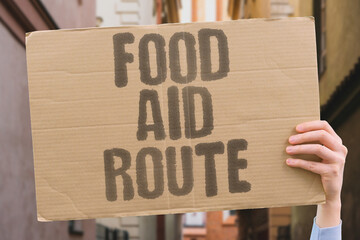 "Food Aid Route" Which corridor stays open when borders tighten? AID. CORRIDORS. BORDERS. LOGISTICS. HUMANITARIAN.