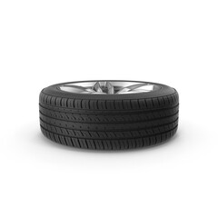 Car tire with rim