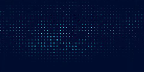 Futuristic pattern of blue hexagons for Business or Science background. Abstract hi-tech honeycomb mosaic. Medical research presentation.