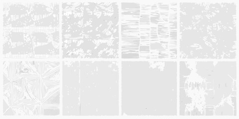 Obraz premium Abstract grayscale patterns and textures arranged in a grid formation