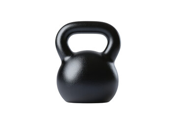 transparent kettlebell isolated on transparent background for fitness and exercise routines, strength training equipment.