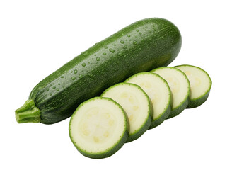 cucumber on white background