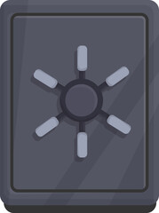 Diverse Collection of Modern Security Safes and Vaults Icon Set