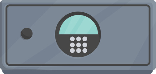 Diverse Collection of Modern Security Safes and Vaults Icon Set