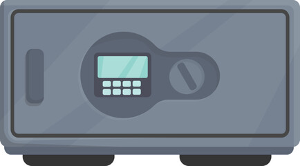 Diverse Collection of Modern Security Safes and Vaults Icon Set