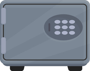 Diverse Collection of Modern Security Safes and Vaults Icon Set