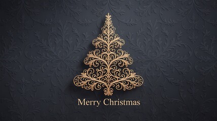 Elegant christmas tree design