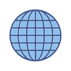 Obraz premium Digital Illustration of a Globe Representing Earth, Global Connectivity, and International Networks