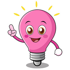 cartoon light bulb