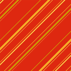 Seamless striped pattern in red and yellow gold.Diagonal stripe lines abstract repeat pattern for Christmas and Chinese New Year.Vector illustration background for fabric and prints.