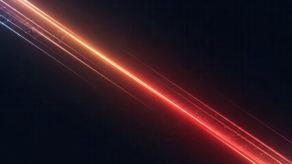 Dynamic glowing lines representing data flow across abstract digital circuits on a dark background, symbolizing high-speed technological connections and innovation.