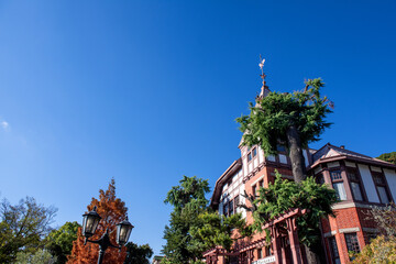 The white church at  Kobe Japan.