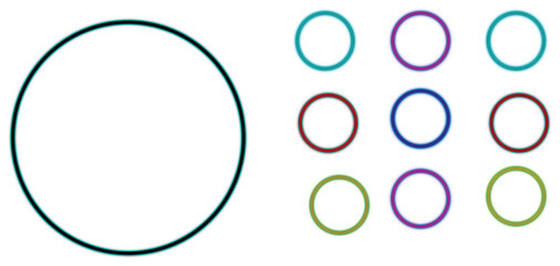 Neon Santa Claus Digital Screen Design