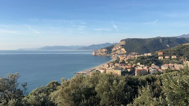 Finale Ligure Italien im November