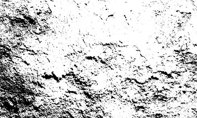 Fototapeta premium Rough black and white texture vector distressed overlay background, Abstract grunge concrete wall distressed texture backdrop